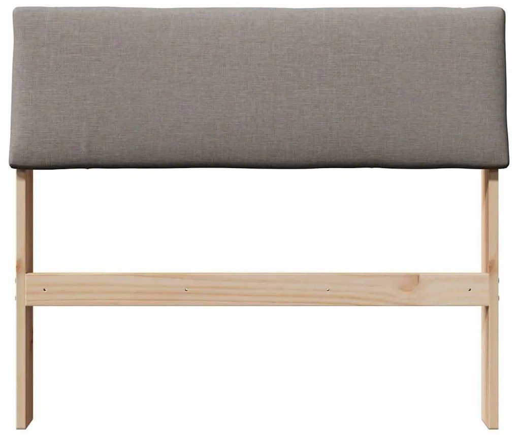 Kárpitozott fejtámla Tópszínű 90 cm Tömör fenyőfa