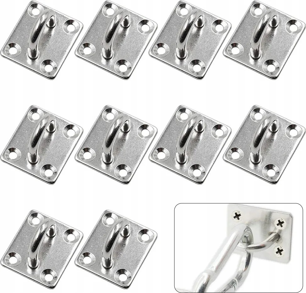 Mennyezeti fali tartó kampó akasztó 10 db