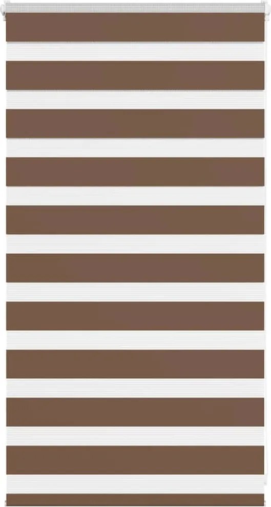 vidaXL zebrafüggönnyel barna szövetszélesség 85,9 cm poliészter