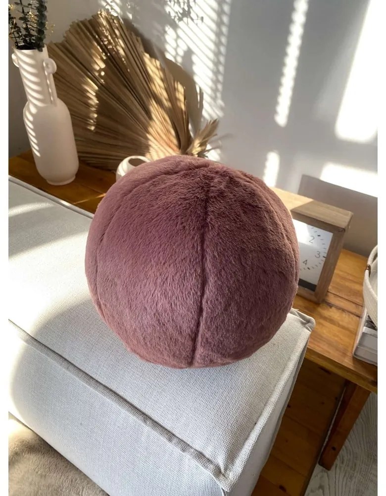 Mikroplüss díszpárna ø 25 cm Top – Mioli Decor