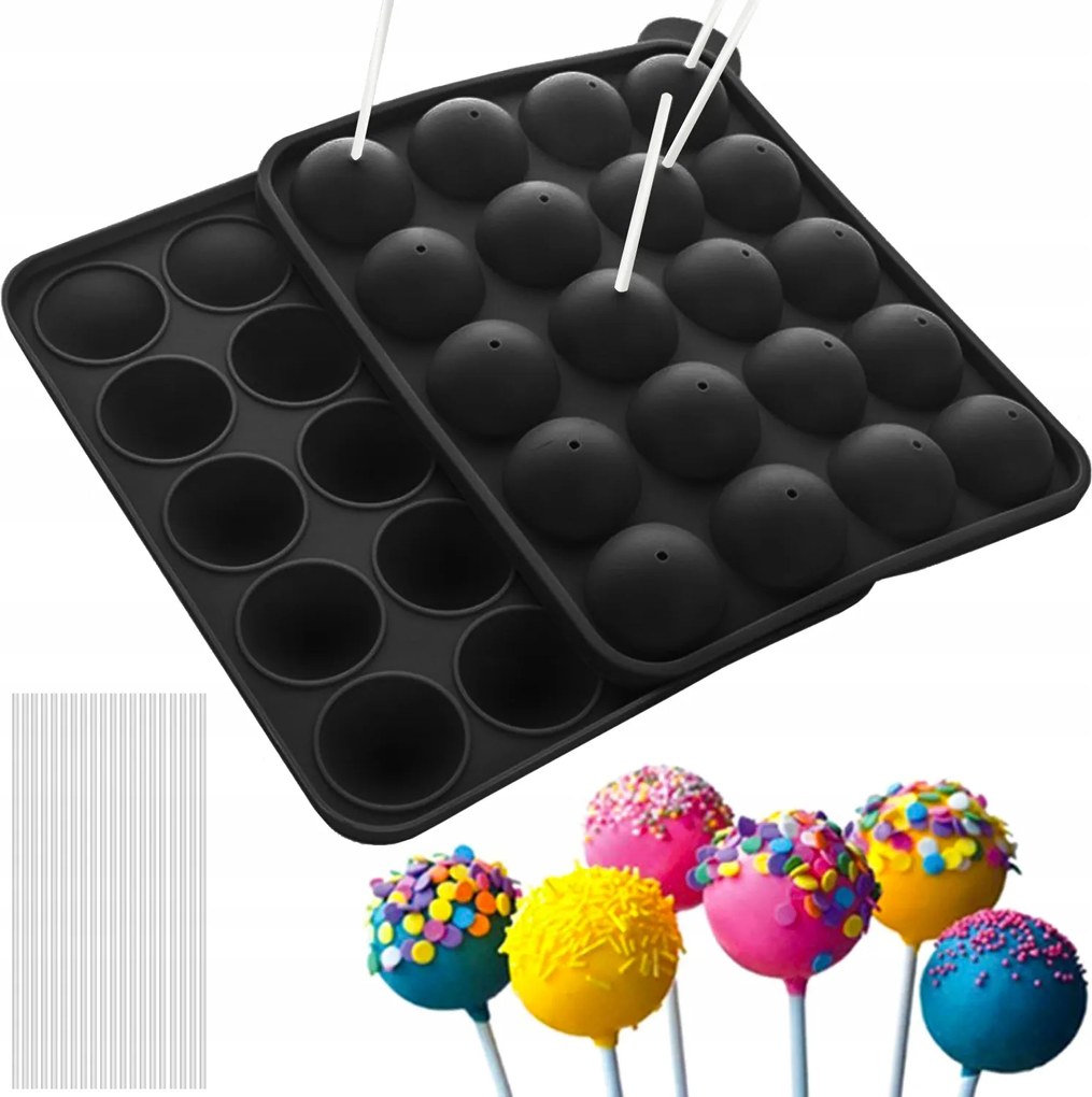 Szilikon Sütőforma Kekszek, Kekszek Nyalókák Pálcikák Fagyasztásához