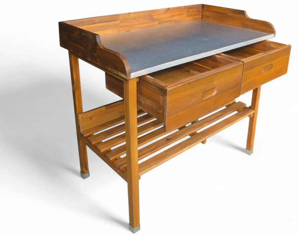 Fa grillasztal Alan, 100 x 55 x 90 cm, 100 x 55 x90 cm