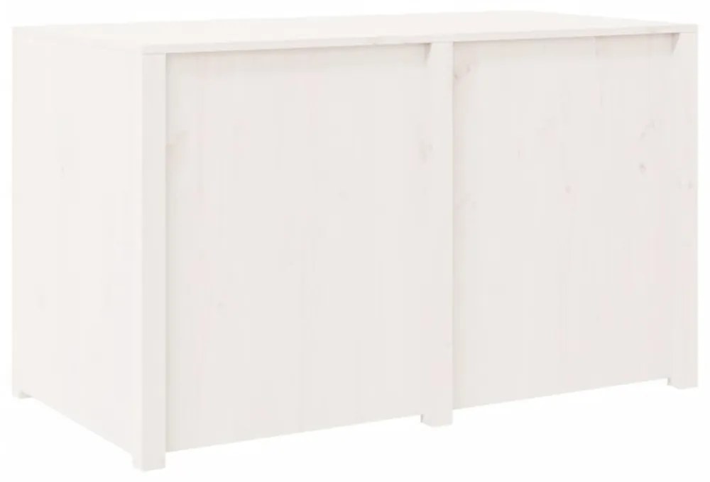 fehér tömör fenyőfa kültéri konyhaszekrény 106 x 55 x 64 cm