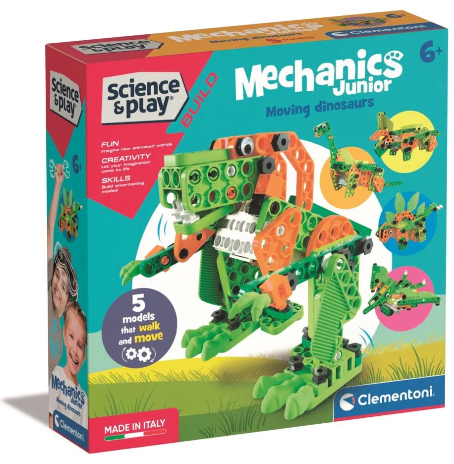 Dinoszaurusz Junior építőjáték Clementoni