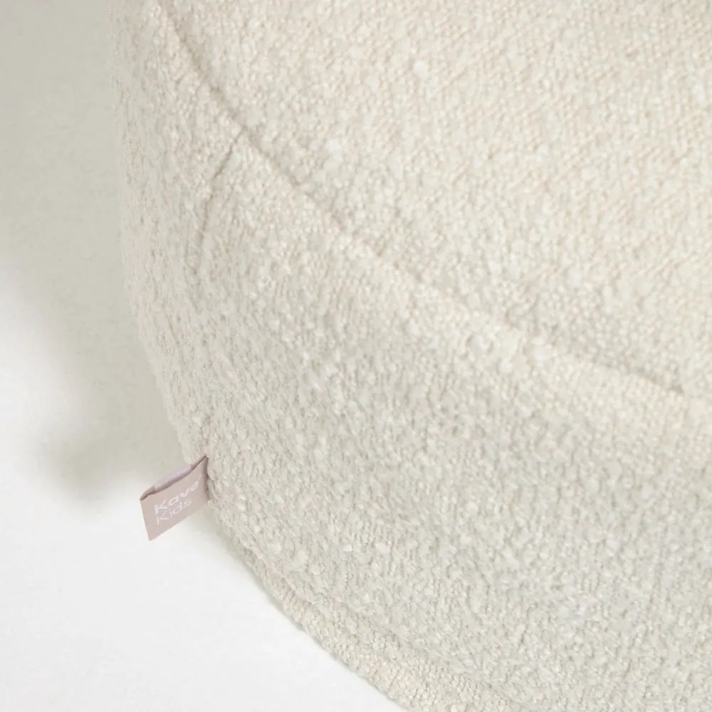 Adara fehér puff, ø 50 cm - Kave Home