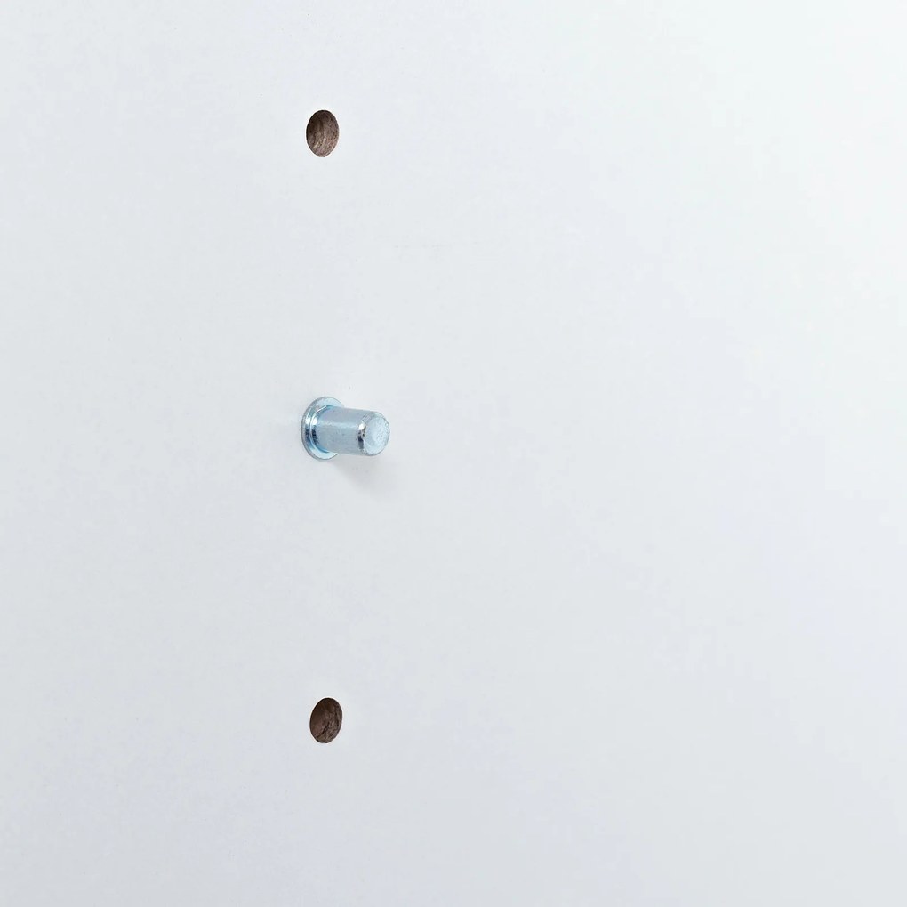 Casaria® Fehér komód 2 ajtóval és fiókokkal