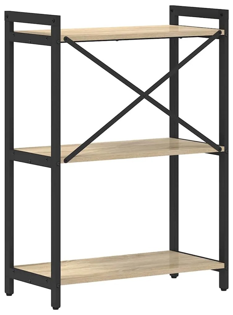 Könyvszekrény sonoma tölgy 60 x 30 x 83 cm Faanyag
