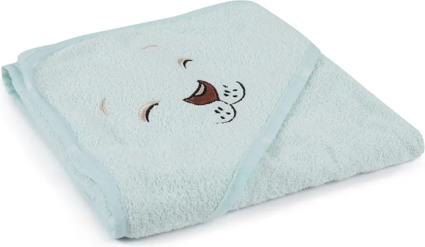 Mentazöld pamut gyerek fürdőköpeny, 1-2 év Aslan – Foutastic