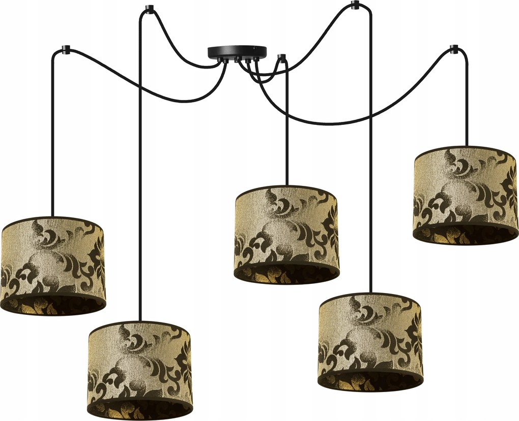 Mennyezeti Lámpa Lógó Csillár Lámpaernyő Glamour Loft Pók Arany Elegáns