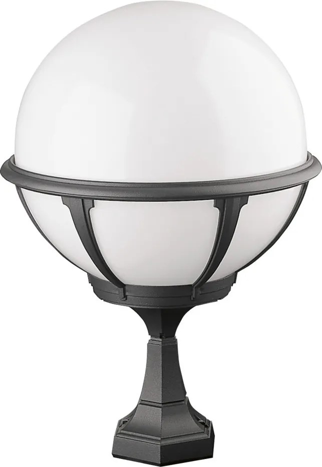 NOVOLUX 405C-G05X1A-04 Klasszikus Kültéri Állólámpa Antracit, Fehér E27 IP44