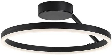 RÁBALUX 71302 ISAURE Modern LED Mennyezeti Lámpa Fekete IP20