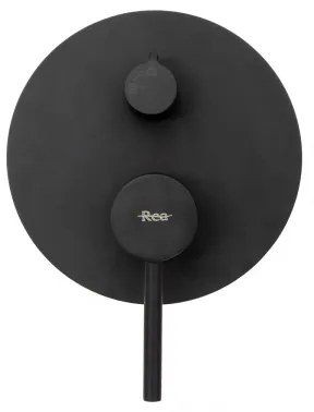REA-P4100 - LUNGO falba süllyesztett csaptelepes zuhanyszett, fekete