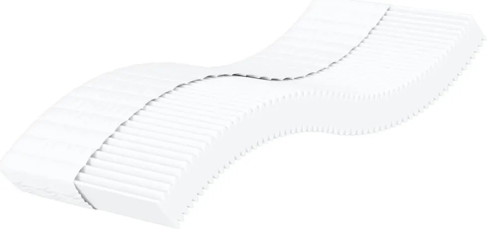 vidaXL fehér H2/H3 keménységű habmatrac 90 x 200 cm