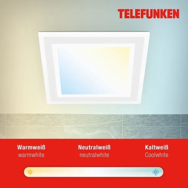 Telefunken 318806TF - LED RGBW dimmelhető mennyezeti lámpa LED/24W/230V + DO