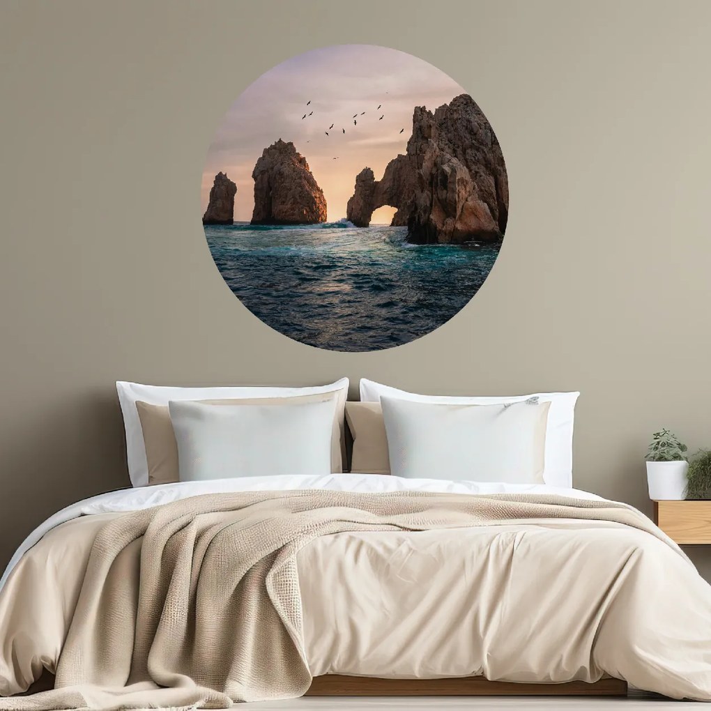 PIPPER. Textil kör alakú falmatrica "Los Cabos" Méret: 100cm