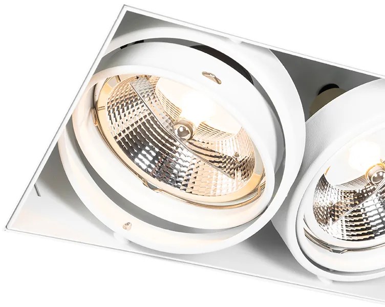 Beépített reflektor fehér GU10 AR111 Trimless 2-lámpás - Oneon