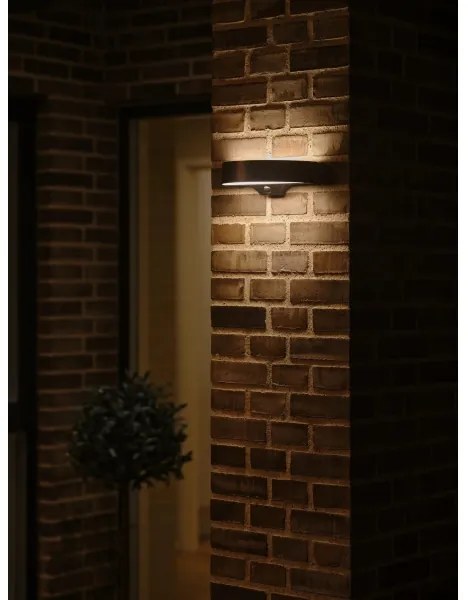 Nordlux - MONAY LED 5W 5V IP44 napelemes fali lámpa érzékelővel