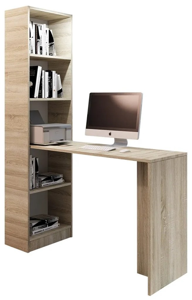 Íróasztal Nolan B1 (szonoma tölgy) (LED világítás). 1059794