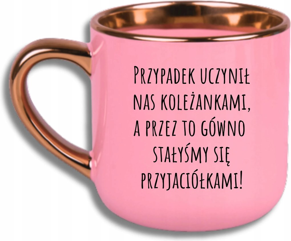 Bögre Rózsaszín Elegáns Nagy Vicces Ajándék Barátnőnek