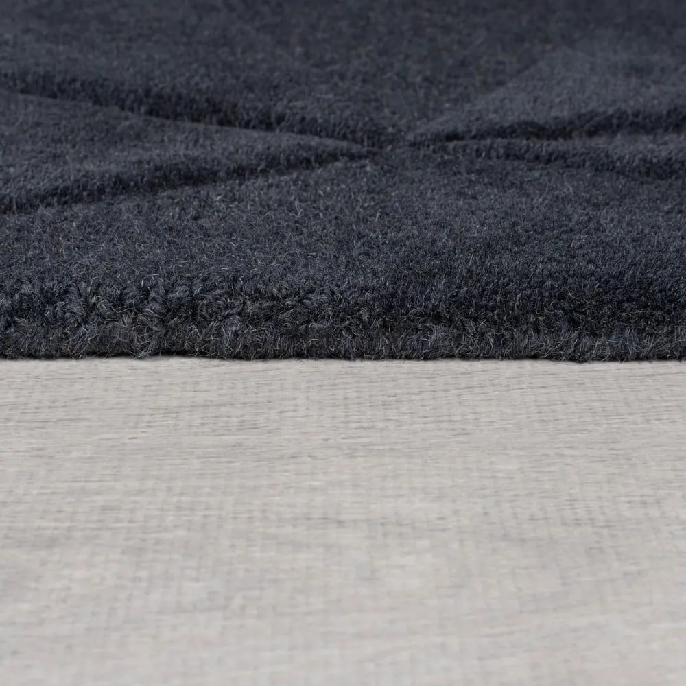 Szürke gyapjú szőnyeg 170x120 cm Shard - Flair Rugs