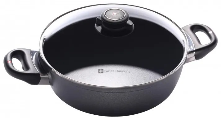 SWISS DIAMOND® gyémánt felületű lábas 24cm fedővel indukciós