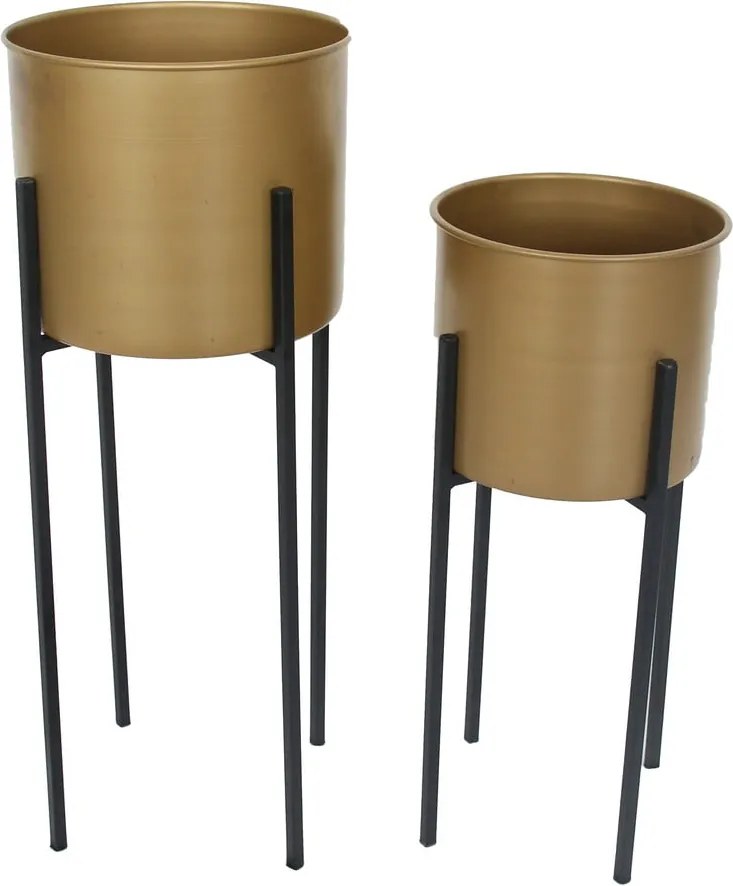 Fém virágcserép készlet 2 db-os ø 24 cm Dempo – Garden Pleasure