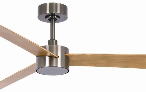 Lucci air 21610449-LED Dimmelhető ventilátor CLIMATE 1xGX53/12W/230Vbarna/króm