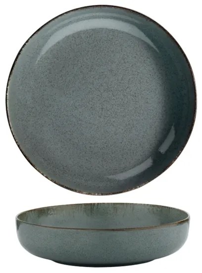 24 részes kék porcelán étkészlet