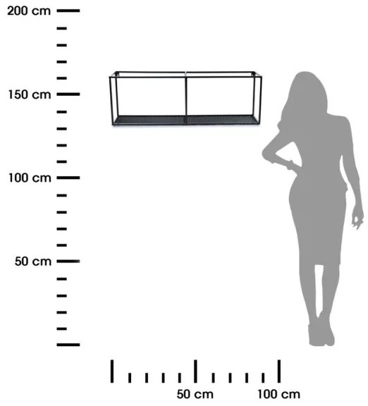LOFT fali polc 30x90 cm