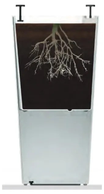 Elise matt barna kaspó, magasság 26 cm - Gardenico