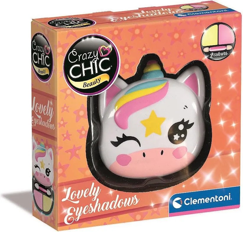 Crazy Chic Unicorn szemhéjfesték szett Clementoni