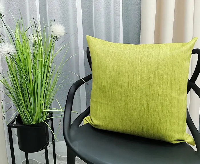 Dekoratív párnahuzat csíkos E203 Zöld 45x45 csíkos