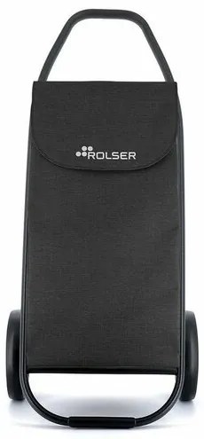 Rolser Com Tweed 8 Black Tube kerekesbevásárlótáska, fekete