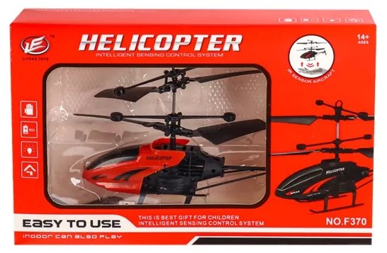 Beltéri Ütésálló Kézi Érzékelős Helikopter Újratölthető Elektromos Játék Gyerekeknek