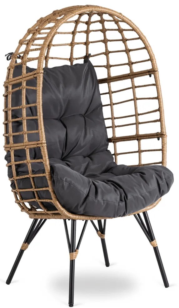 Kerti Pihenőfotel Szürke Színben. MADISON