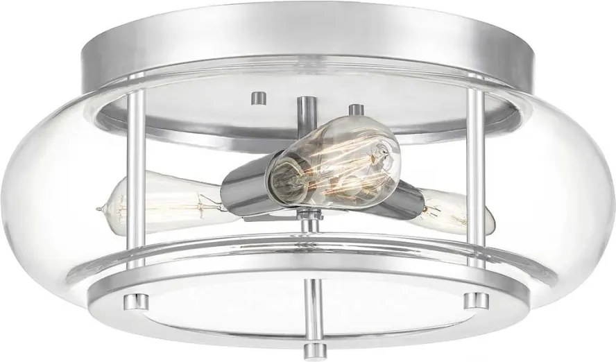 Quoizel Trilogy QZ-TRILOGY-F-M-BATH Süllyesztett mennyezeti lámpa 3x40W/E27 IP44