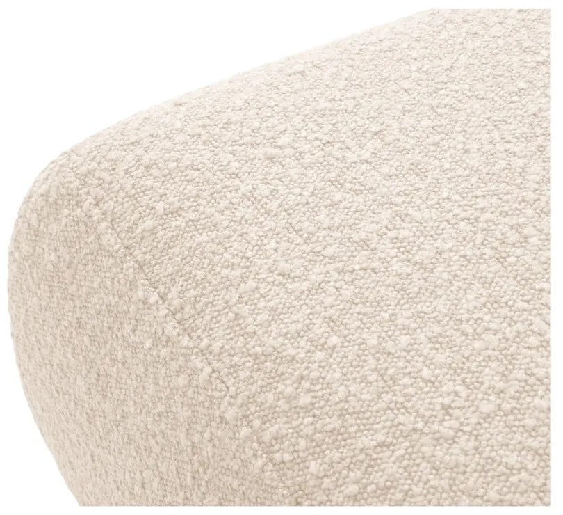 Bézs buklé puff Molino – Micadoni Home