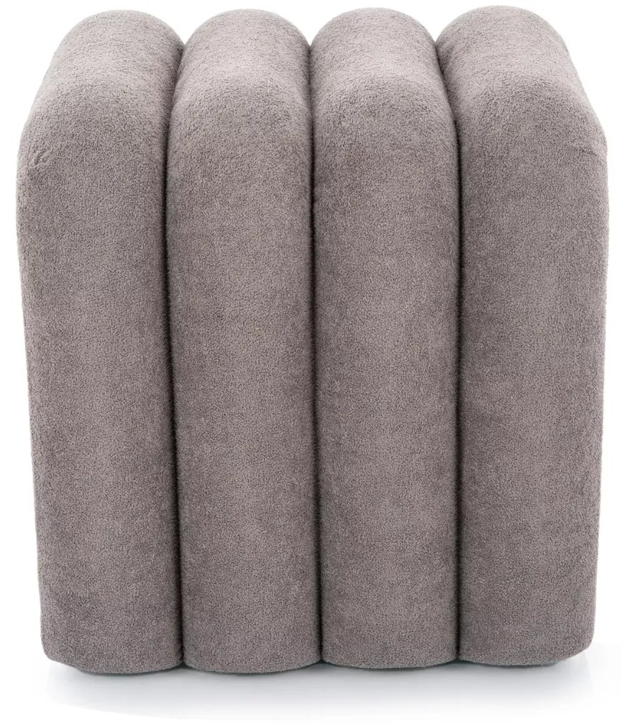 Szürke designer taburet TICA