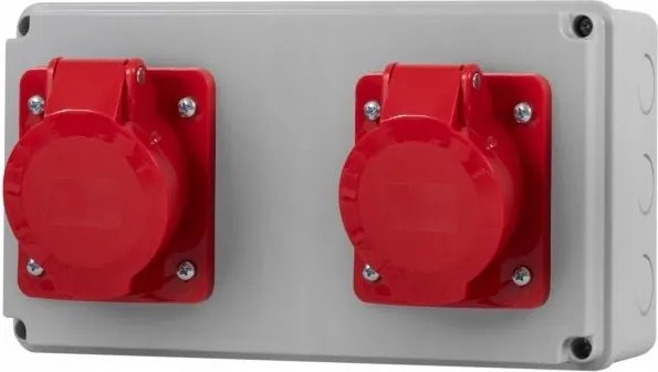 Horizontal kapcsolószekrény aljzatok 16A/5P, 32A/5P F3.1838