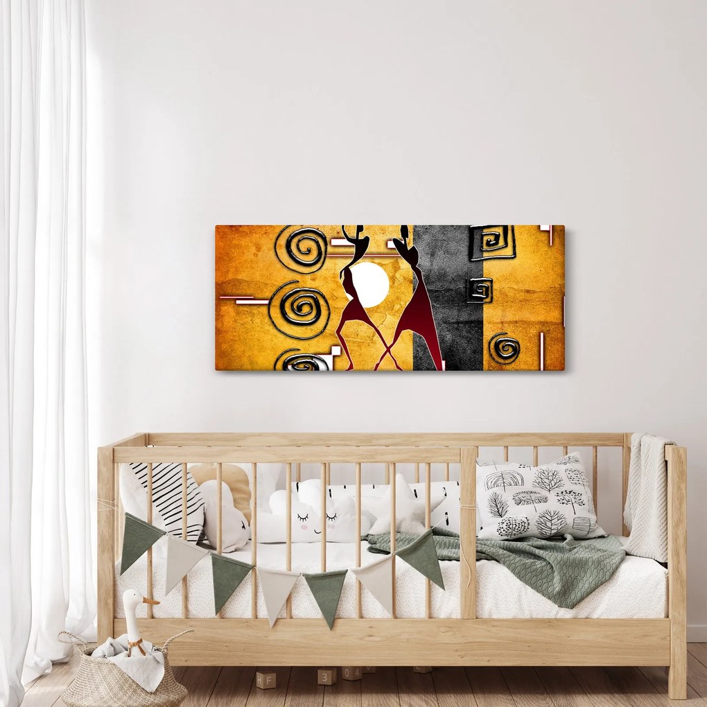 Kép - Ősi festészet (120x50 cm)