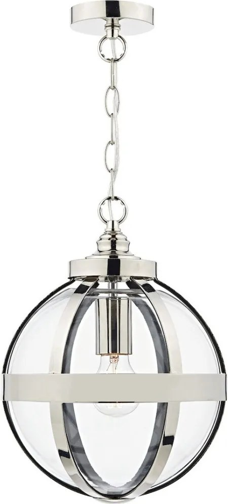 DAR LIGHTING HEA0138 HEATH Klasszikus Függesztett Lámpa Nikkel E27 IP20