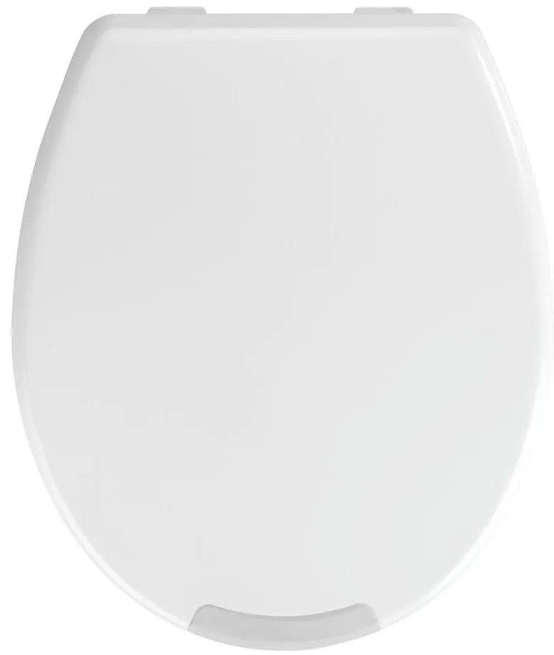 WENKO 21905100-SECURA WC-ülőke 37x44 cm fehér/szürke