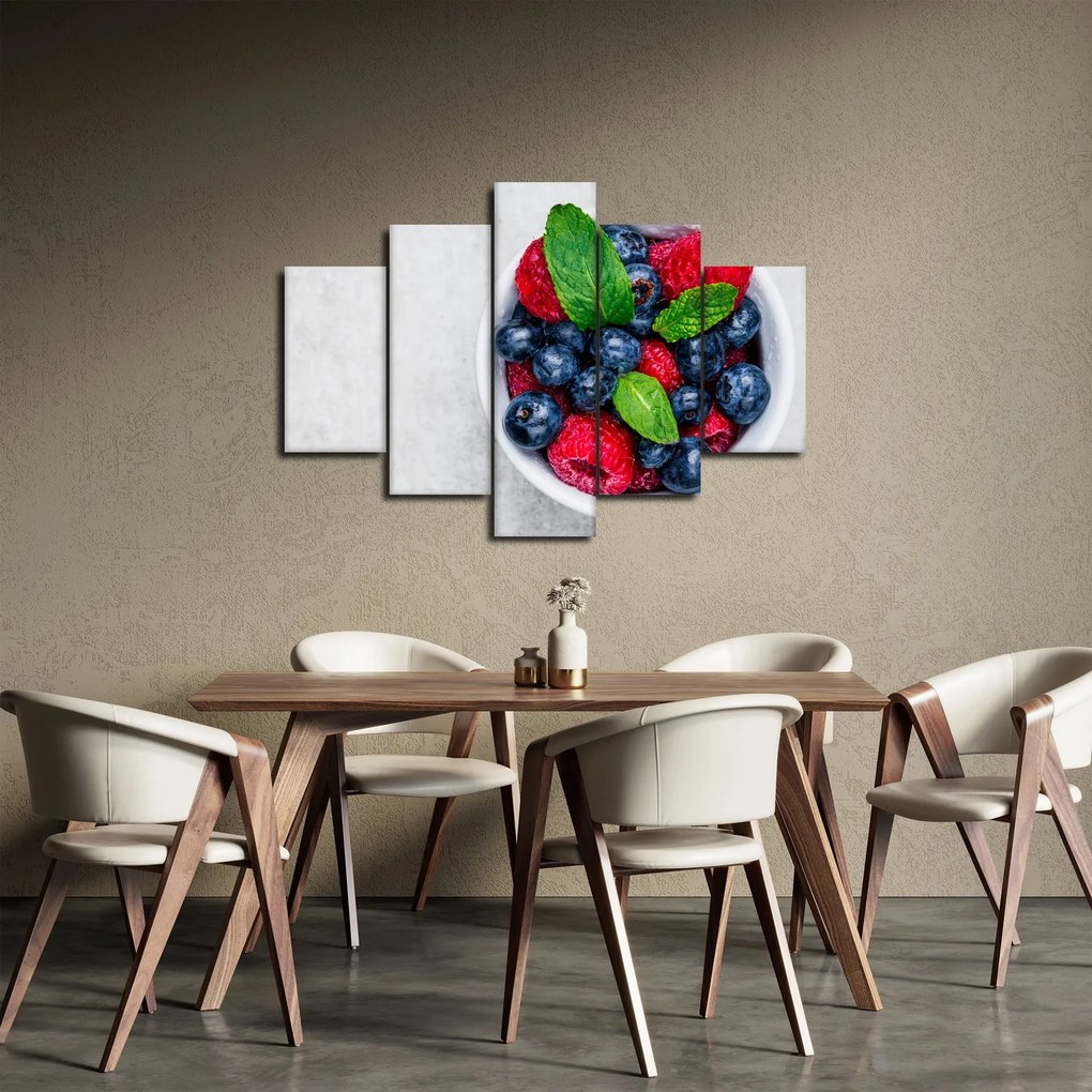 Kép - tál erdei gyümölccsel (150x105 cm)