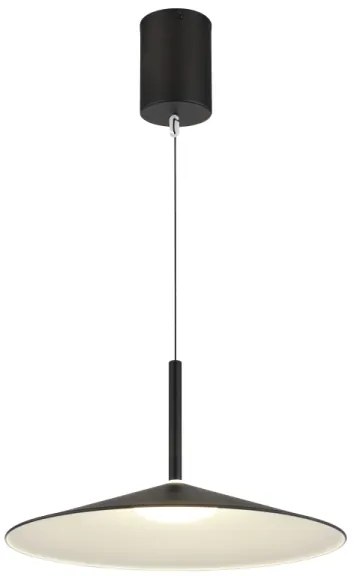 Globo 15635S - kábeles LED csillár LAMPONE LED/18W/230V 4000K fekete