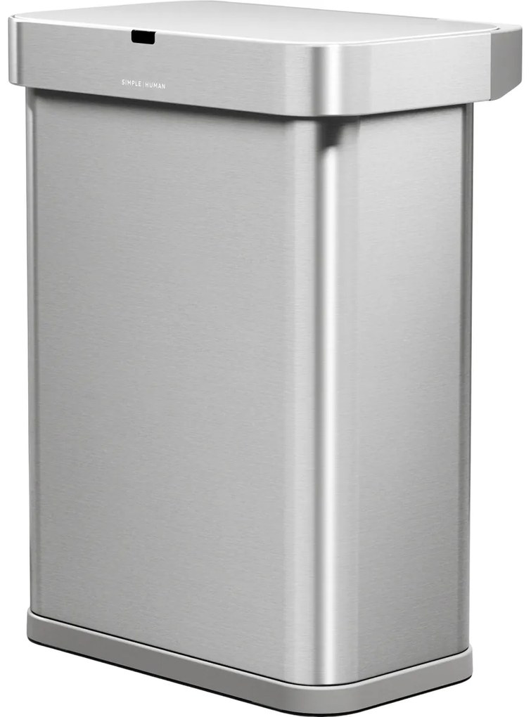 Simplehuman Érintésmentes szemeteshangérzékelővel, 58 l, rozsdamentes acél, matt
