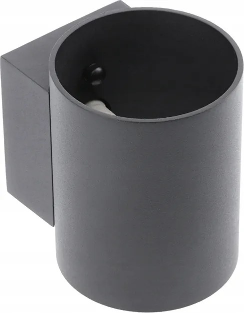 Lámpatest G9 cső fali lámpa alumínium fekete