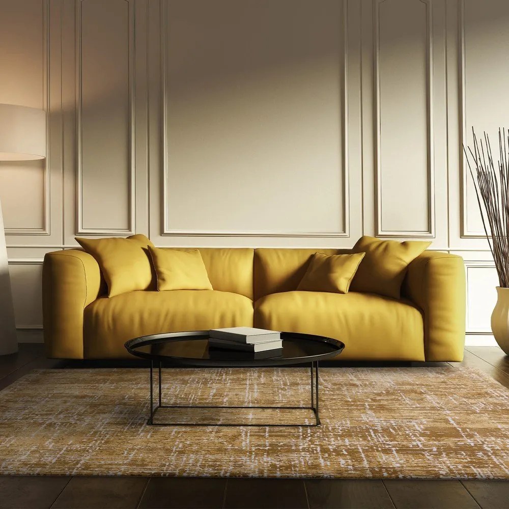 Mustársárga szőnyeg 240x340 cm Kuza – Asiatic Carpets