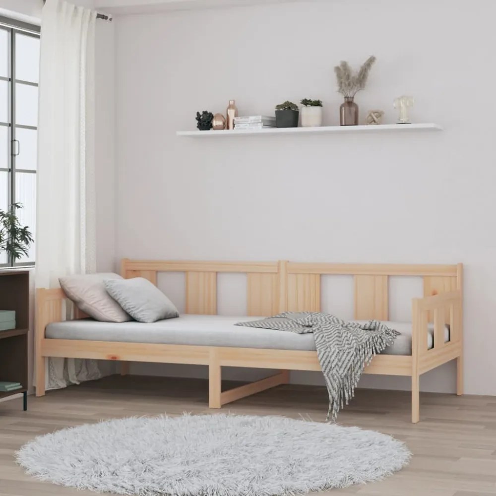 tömör tömör fenyőfa kanapéágy 80 x 200 cm