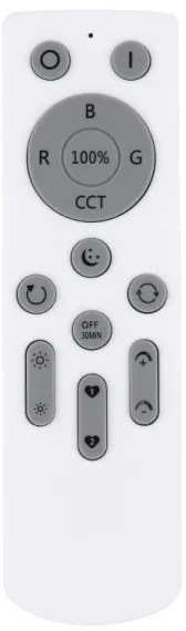 Globo LED RGB fürdőszobai dimmelhető lámpa LED/30W/230V IP44 Wi-Fi Tuya + távirá