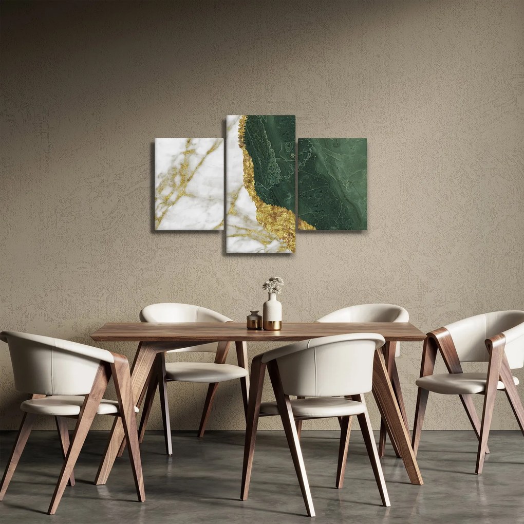 Kép - Zöld márvány N⁰3 (90x60 cm)